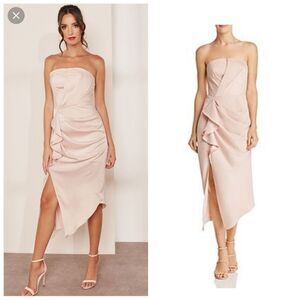 knee length dresses for ladies C/Meo Collective Opposite Sides Midi Dress